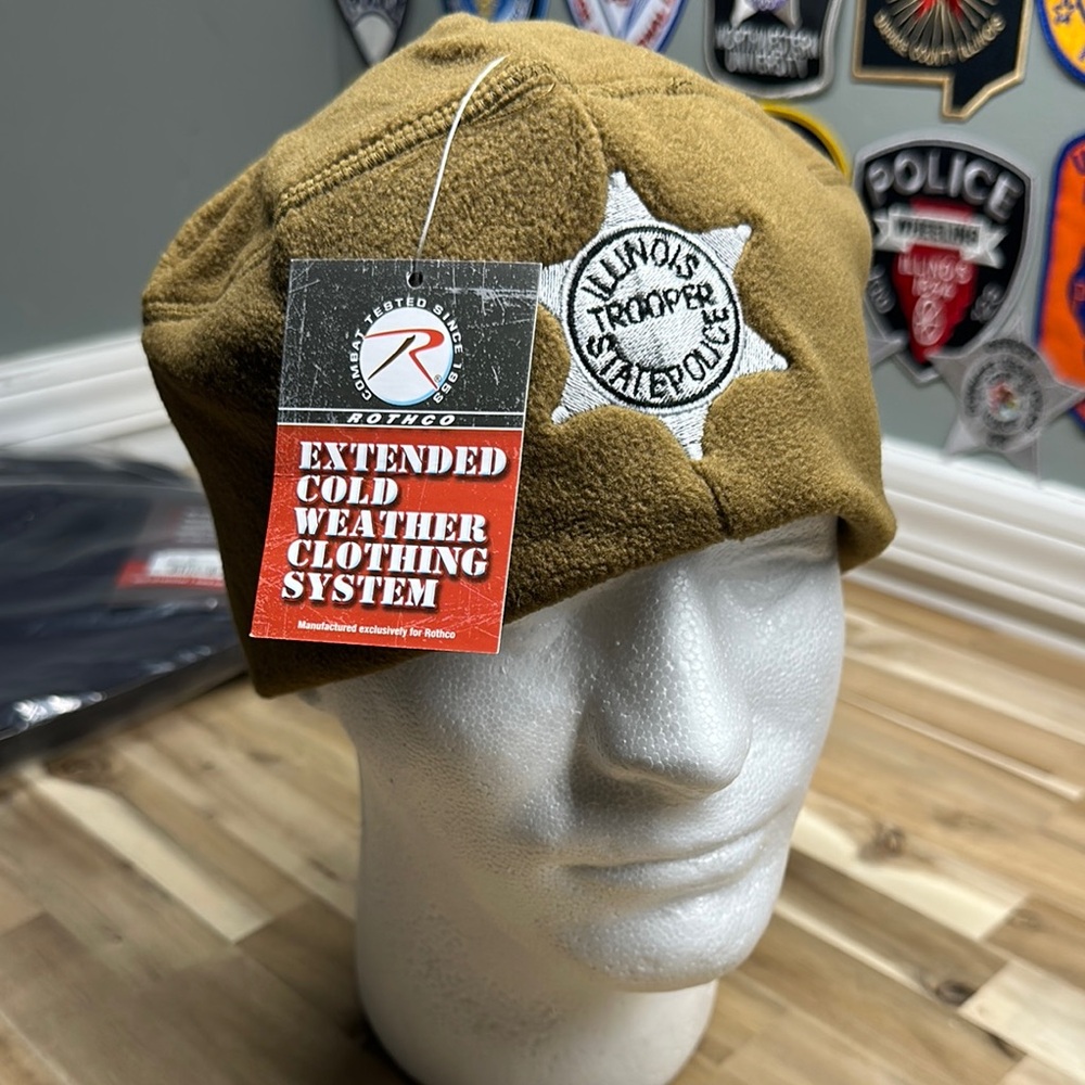 Rothco Tan Cold Weather Illinois State Police Cap